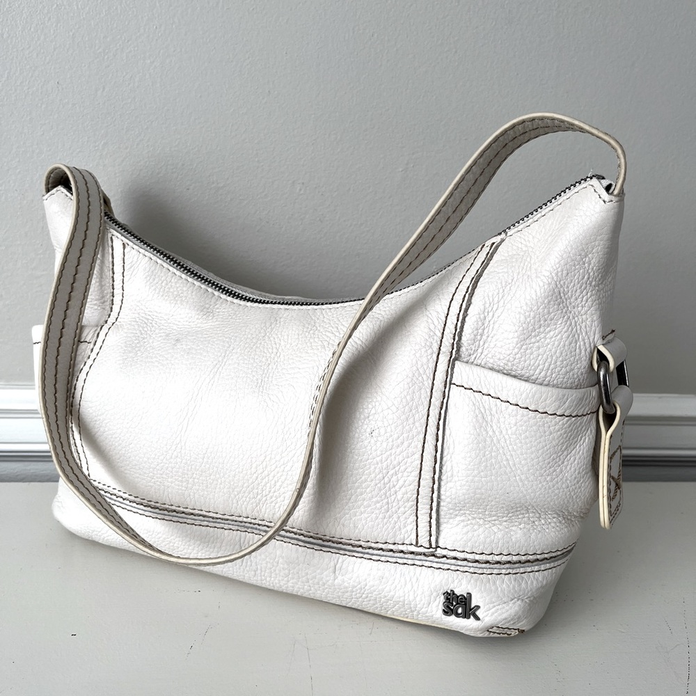 The Sak white leather purse